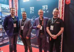 TowFLEXX Mitarbeiter auf der EBACE 2023